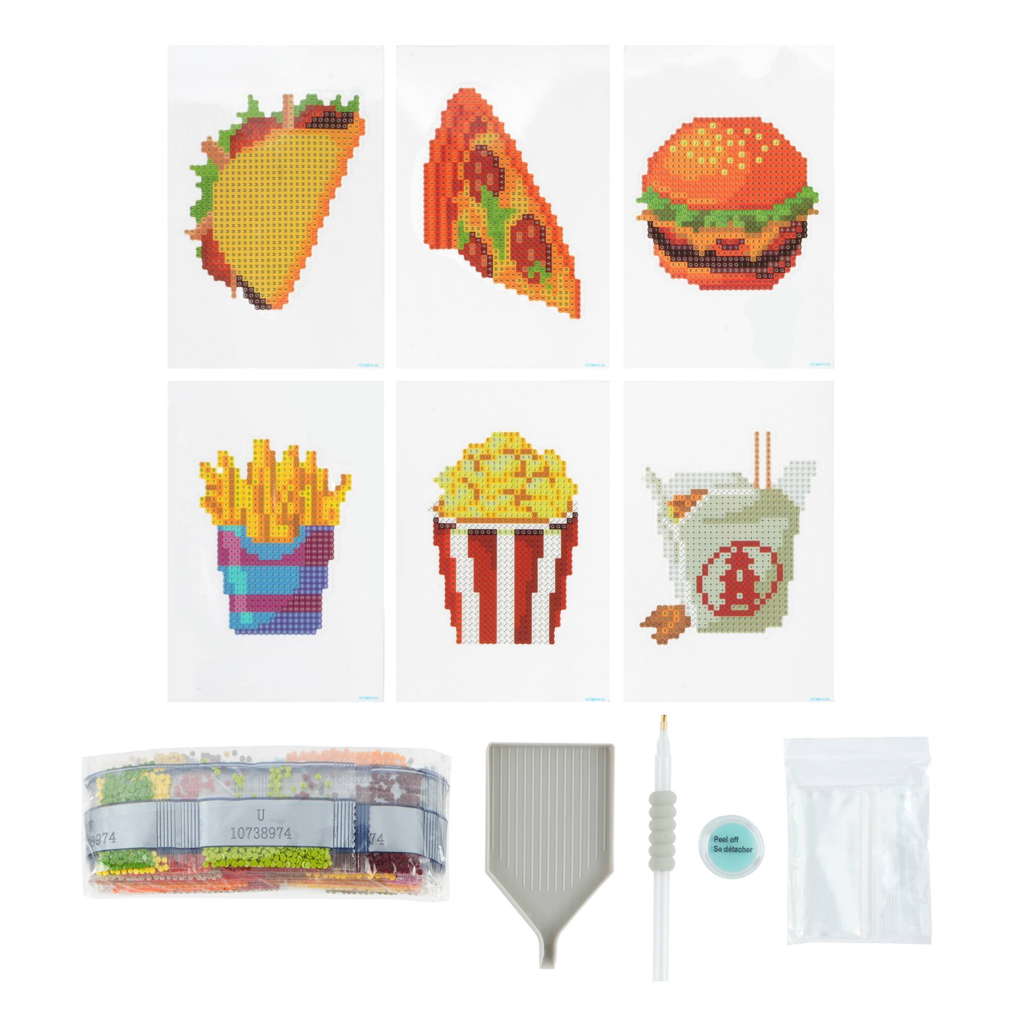 Food Diamond Art Sticker Kit by Make Market®